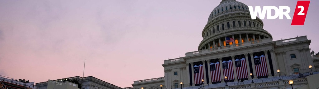 Das US-Capitol in Washinton, D.C. am Tag vor der Amtseinführung von Donald Trump