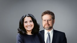 Schiwa Schlei und Norbert Grundei beim ARD-Zukunftsdialog zum Thema Streams und Podcasts