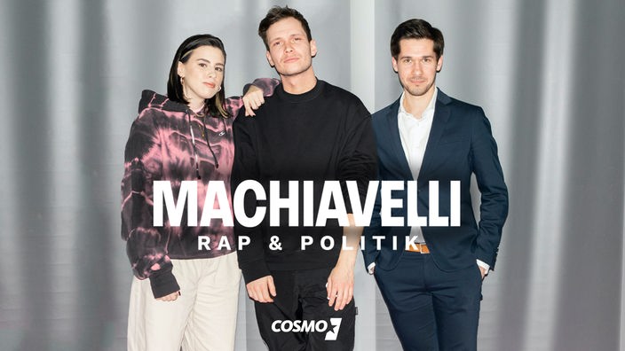 Vassili Golod, Jan Kawelke & Salwa Houmsi  vom Machiavelli Podcast