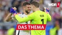 UEFA EURO 2024 - Schweiz - Deutschland: Jubel nach Spielschluss - Niclas Füllkrug (l) und Manuel Neuer (23.06.2024)