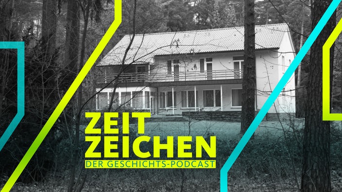 Ehemaliges Wohnhaus Mielkes in der Waldsiedlung Wandlitz nördl. von Berlin, in der DDR besonders gesicherter Komplex mit Wohnhäusern für Mitglieder der SED-Führung