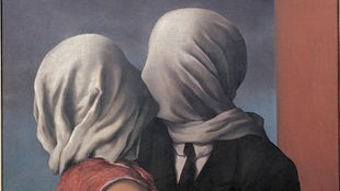 "Die Liebenden" von René Magritte
