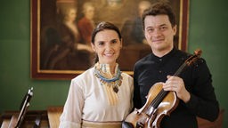 Oksana Lyniv (l.) und Andrii Murza (r.).