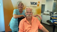 Henning Krautmacher und Heike Knispel im WDR 4-Studio