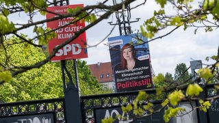Wahlplakte für die Europawahl in Berlin. 