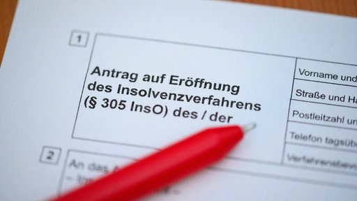 Antrag auf ein Insolvenzverfahren