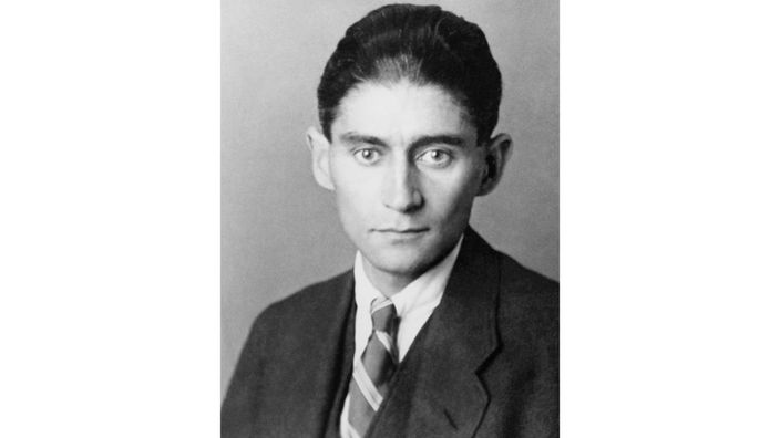  Franz Kafka in einer seiner letzten Aufnahmen, 1923
