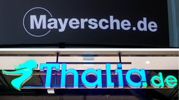 Logos der Buchhandelsketten Thalia und Mayersche