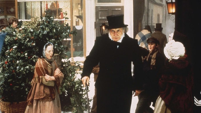 Filmszene aus: A Christmas Carol, A, D: George C. Scott, R: Clive Donner, P: GB/USA, J: 1984