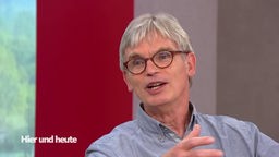Der Bonner Sprachforscher Dr. Georg Cornelissen im Talk bei Hier und heute.