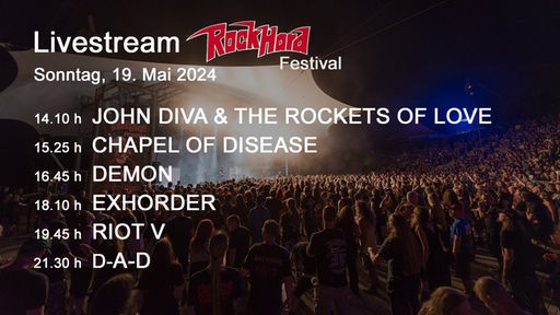 Livestream Rock Hard Festival 2024 (Sonntag)