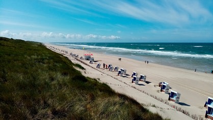 Der Sandstrand auf Sylt