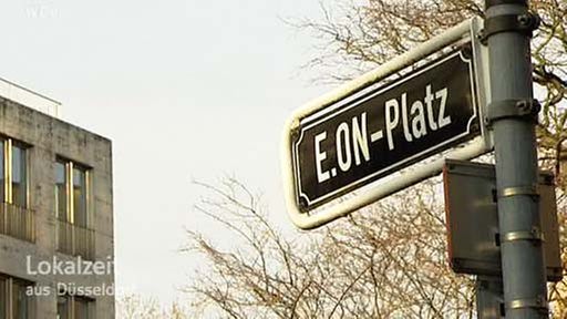 Straßenschild Eon-Platz
