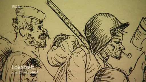 Auschnitt aus einer Zeichnung von Otto Dix