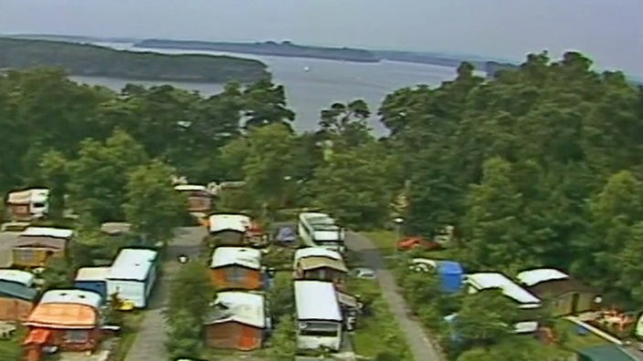 Campingplatz in Haltern von oben