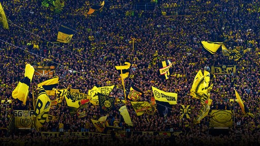 Blick auf die Südtribüne von Borussia Dortmund.
