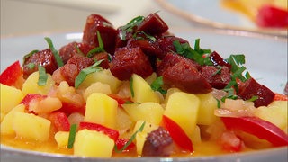 WDR, Fernsehen, Hier und heute, Chorizo, Pilze, Kartoffeln, Lars Middendorf