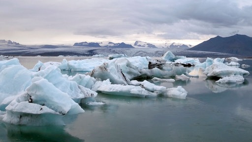 Der Vatnajökull Gletscher.