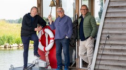 Frank Buchholz, Heinz-Dieter Fröse und Björn Freitag an Bord.