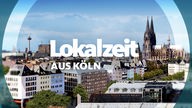 Panorama-Aufnahme von Köln umgeben von einem runden Rahmen