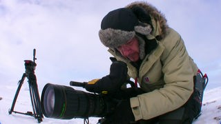 Naturfilmer Jan Heft in der Arktis