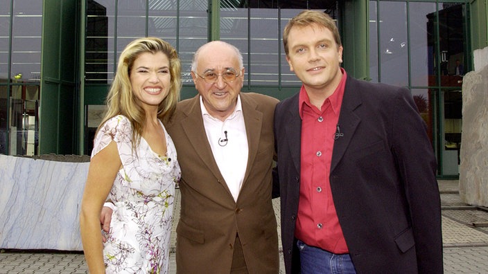 Anke Engelke, Alfred Biolek und Hape Kerkeling