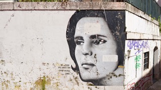 Grafitti der Sängerin Amalia Rodrigues