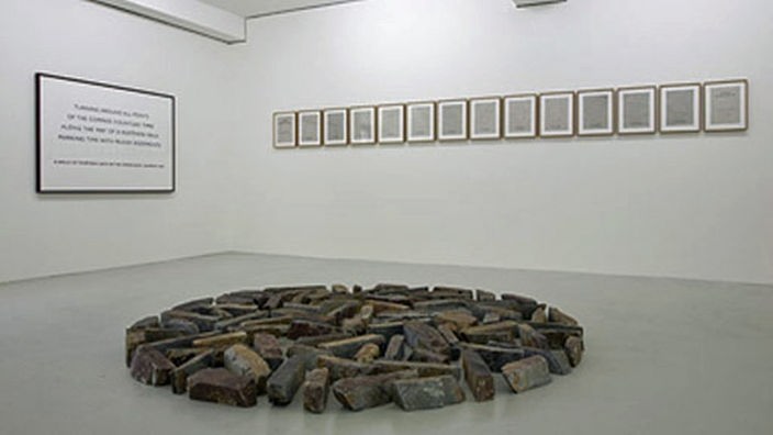 Steine mit der Aura eines uralten Kultorts: Richard Longs "Cornish Slate Circle"
