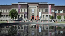 Blick auf das Museum Kunstpalast in Düsseldorf