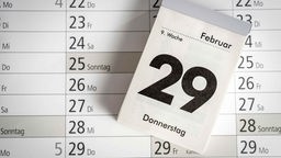 Schaltjahr: Der 29. Februar auf dem Kalender