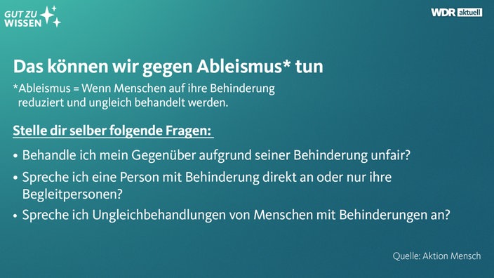 Das können wir gegen Ableismus tun