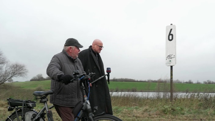 Wanderung in Orsoy am Niederrhein zum Knotenpunkt 6