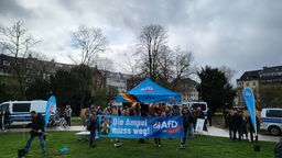Die AfD demonstriert in Düsseldorf