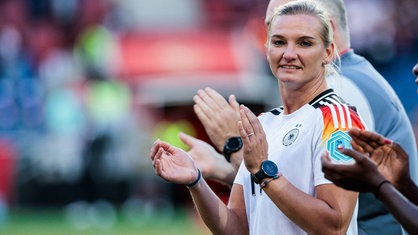 Alexandra Popp spielte am Montagabend ihr letztes Spiel für die Nationalmannschaft