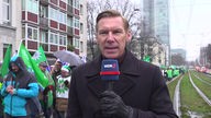 Reporter Andreas Turnsek zum GEW-Warnstreik aus Düsseldorf