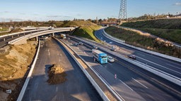 Die A40 am Westkreuz Bochum