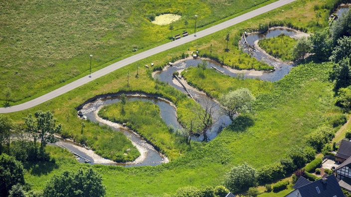 Fluss Henne in Meschede