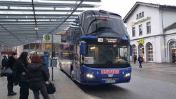 Linienersatzverkehr am Hauptbahnhof in Siegen