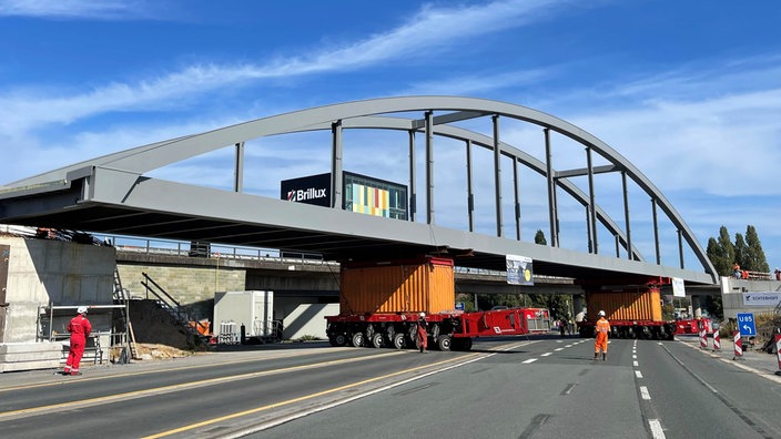 Behelfsbrücke in Münster 