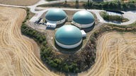 Eine Biogasanlage in Thüringen