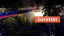 Brand eines Wohnhauses in Düsseldorf - tn