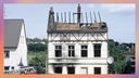Das abgebrannte Haus nach dem Brandanschlag in Solingen von 1993