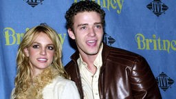 Sängerin Britney Spears mit ihrem damaligen Freund Justin Timberlake im Jahr 2001
