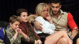 Britney Spears mit ihren Söhnen und ihrem damaligen Freund Sam Asghari