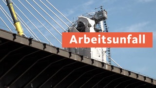 Arbeitsunfall auf Leverkusener Rheinbrücke