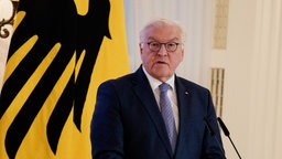 Bundespräsident Steinmeier im Schloss Bellevue