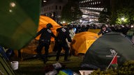 Camp pro-palästinensischer Studierender an der Columbia University wird von der Polizei geräumt