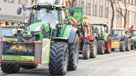 Bauernprotest vor der Geschäftsstelle der Grünen in Düsseldorf 