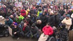 Rund 1000 Teilnemer bei einer Anti-AfD-Demonstration in Kevelaer