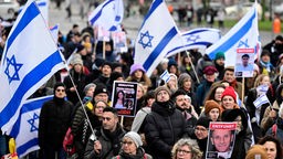 Berliner Demonstration erinnert an die Geiseln der Hamas 